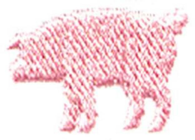 Picture of Pig Machine Embroidery Design