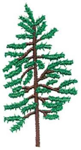 Picture of Pine Tree Machine Embroidery Design