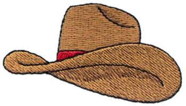 Picture of Cowboy Hat Machine Embroidery Design