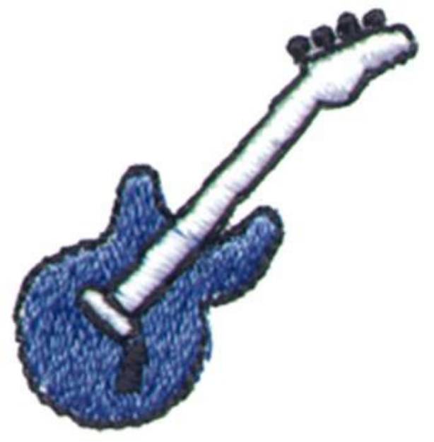 Picture of Electric Guitar Machine Embroidery Design