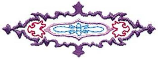 Picture of Oblong Design Machine Embroidery Design