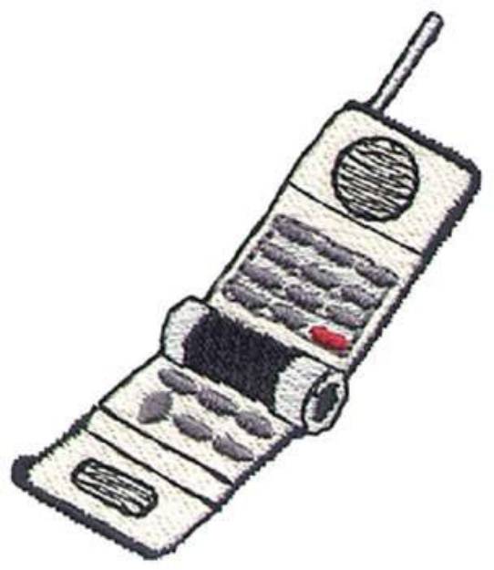 Picture of Cellular Phone Machine Embroidery Design