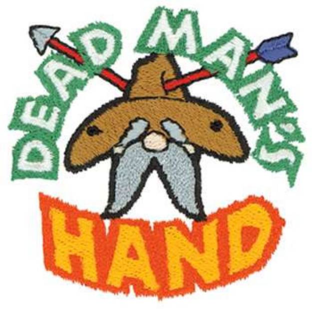 Picture of Dead Mans Hand Machine Embroidery Design