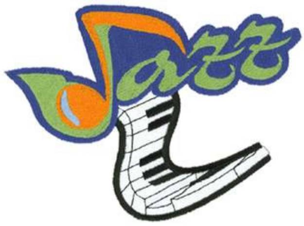 Picture of Jazz Keyboard Machine Embroidery Design