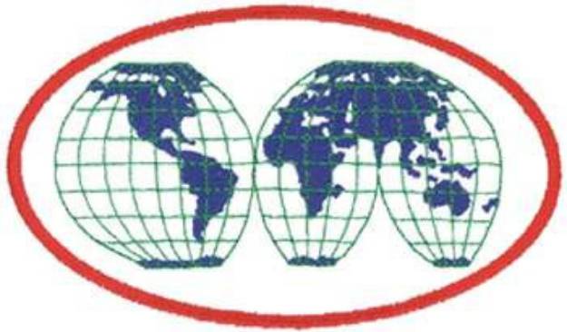 Picture of Split Globe Machine Embroidery Design