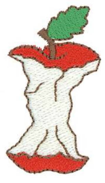 Picture of Apple Core Machine Embroidery Design