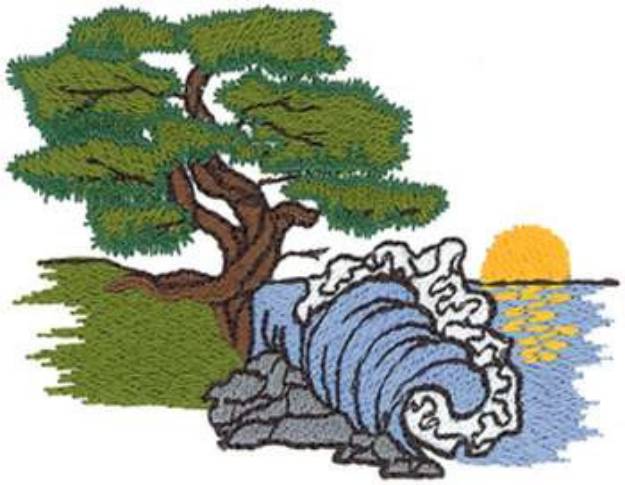 Picture of Coastline Machine Embroidery Design