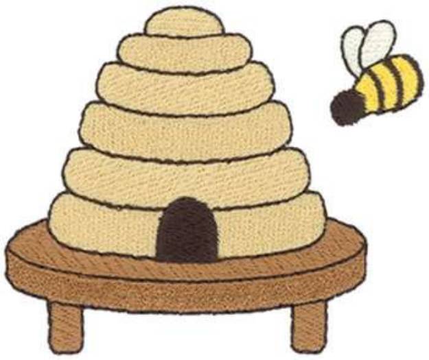 Picture of Beehive Machine Embroidery Design