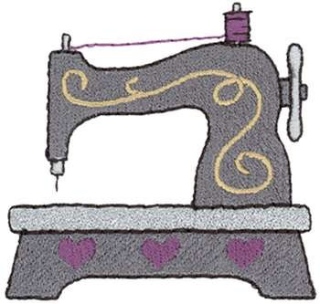 Antique  Machine Machine Embroidery Design
