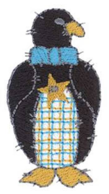 Picture of Patchwork Penguin Machine Embroidery Design