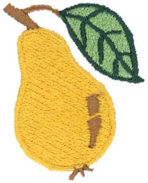 Picture of Pear Machine Embroidery Design