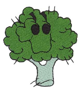 Broccoli Machine Embroidery Design