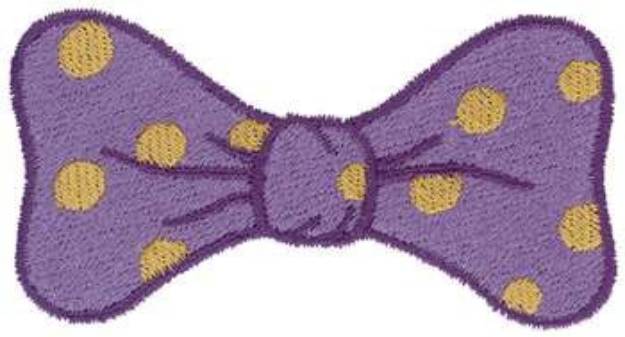 Picture of Bowtie Machine Embroidery Design