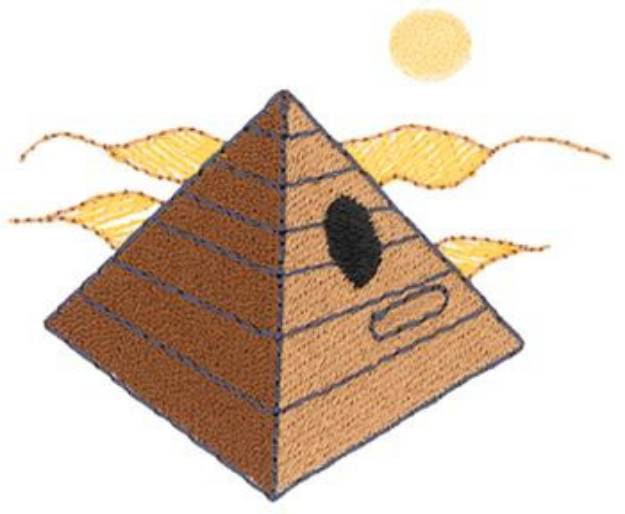 Picture of Pyramid Birdhouse Machine Embroidery Design