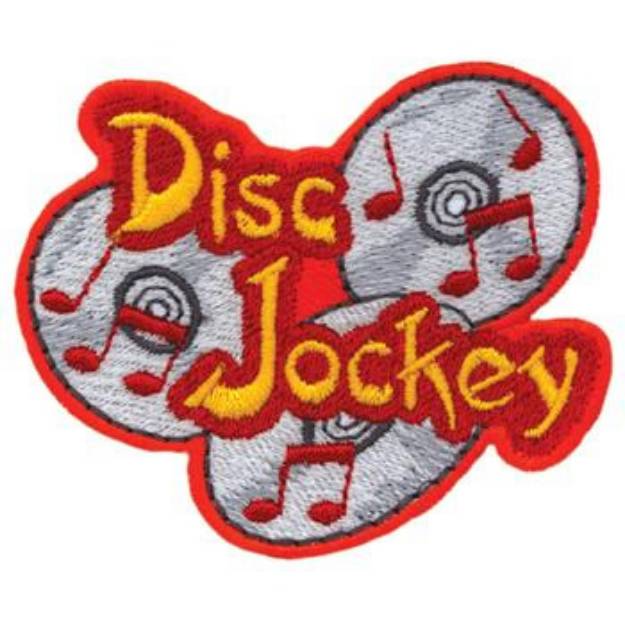 Picture of Disc Jockey Machine Embroidery Design