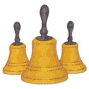 Picture of Hand Bells Machine Embroidery Design