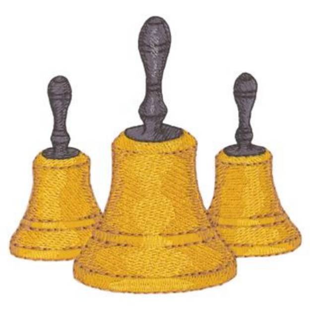 Picture of Hand Bells Machine Embroidery Design