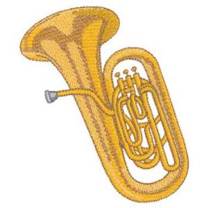 Picture of Tuba Machine Embroidery Design