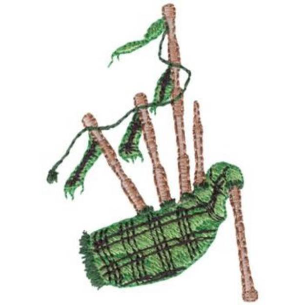 Picture of Bagpipe Machine Embroidery Design