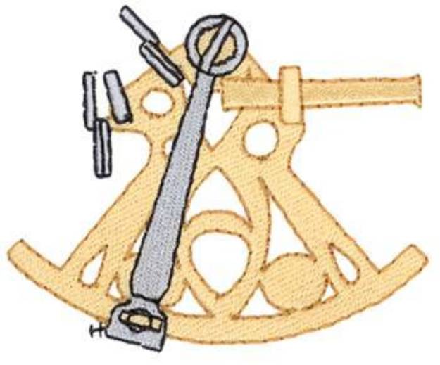 Picture of Sextant Machine Embroidery Design