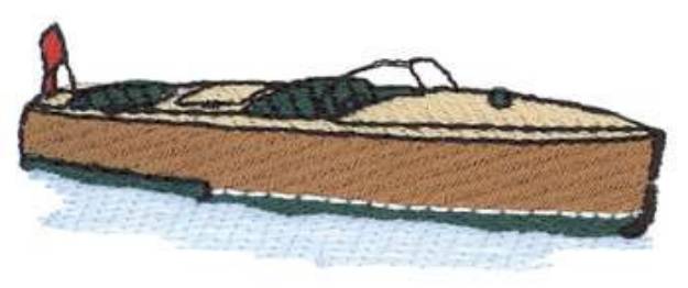 Picture of Antique Boat Machine Embroidery Design