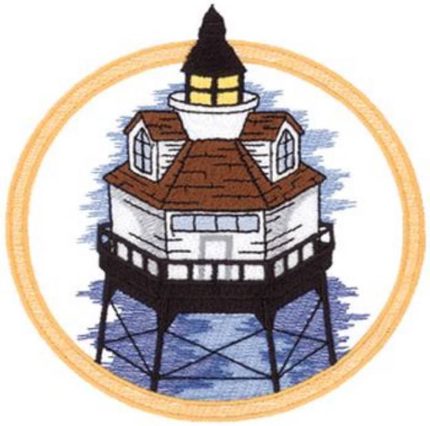 Picture of Lighthouse Machine Embroidery Design