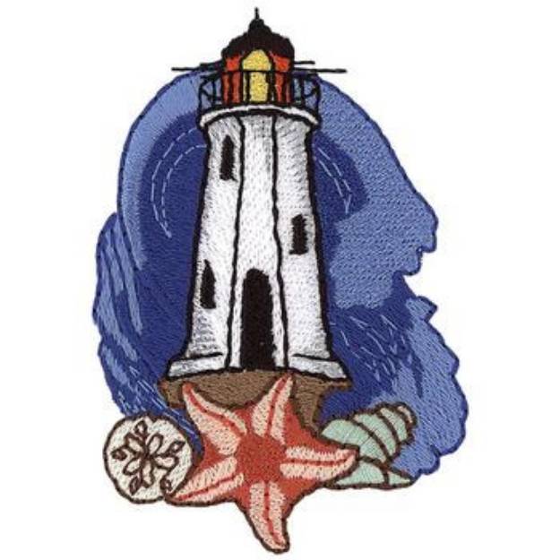 Picture of Lighthouse Machine Embroidery Design