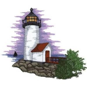 Picture of Lighthouse Machine Embroidery Design