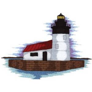 Picture of Lighthouse Machine Embroidery Design