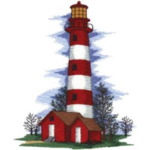 Picture of Lighthouse Machine Embroidery Design