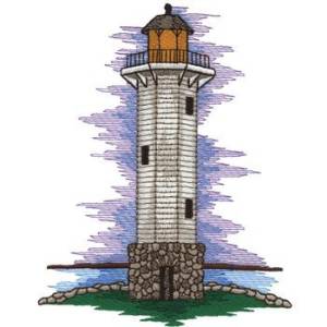 Picture of Lighthouse Machine Embroidery Design