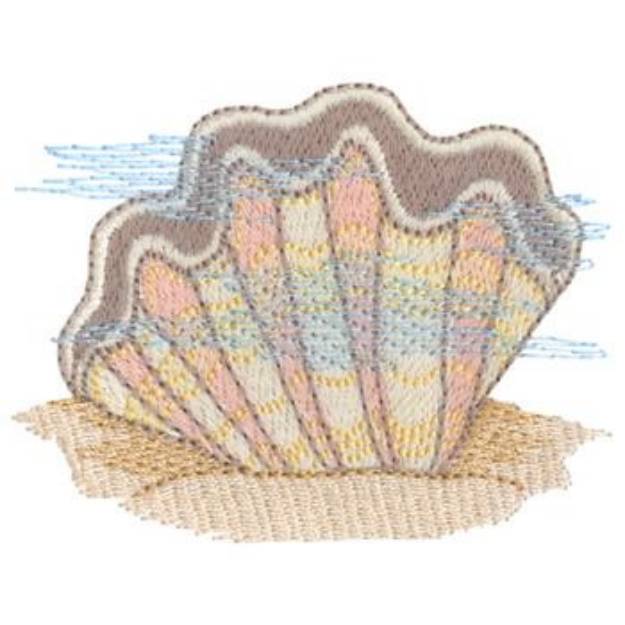 Picture of Giant Clam Machine Embroidery Design