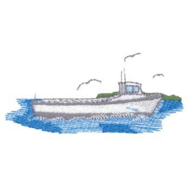 Picture of Chesapeake Workboat Machine Embroidery Design