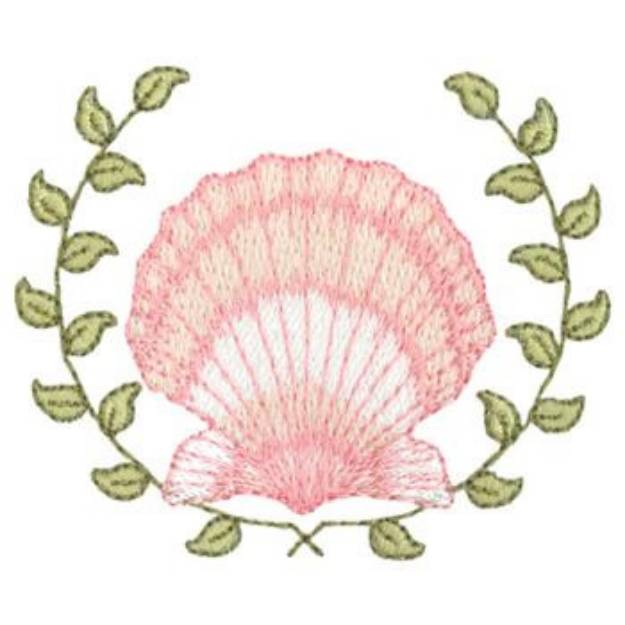 Picture of Seashell Machine Embroidery Design