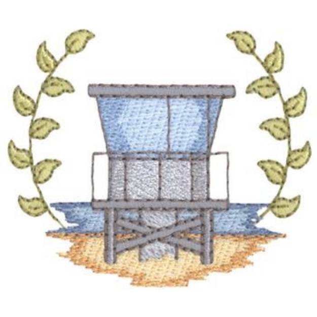 Picture of Lifeguard Station Machine Embroidery Design