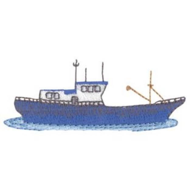 Picture of Longliner Machine Embroidery Design