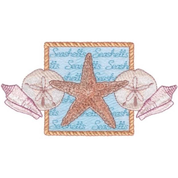 Picture of Seashells Machine Embroidery Design