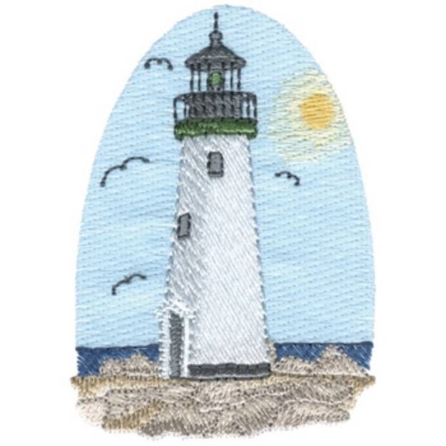 Picture of Santa Cruz Breakwater (ca) Machine Embroidery Design