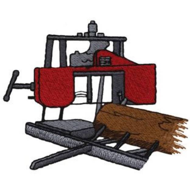 Picture of Sawmill Machine Embroidery Design