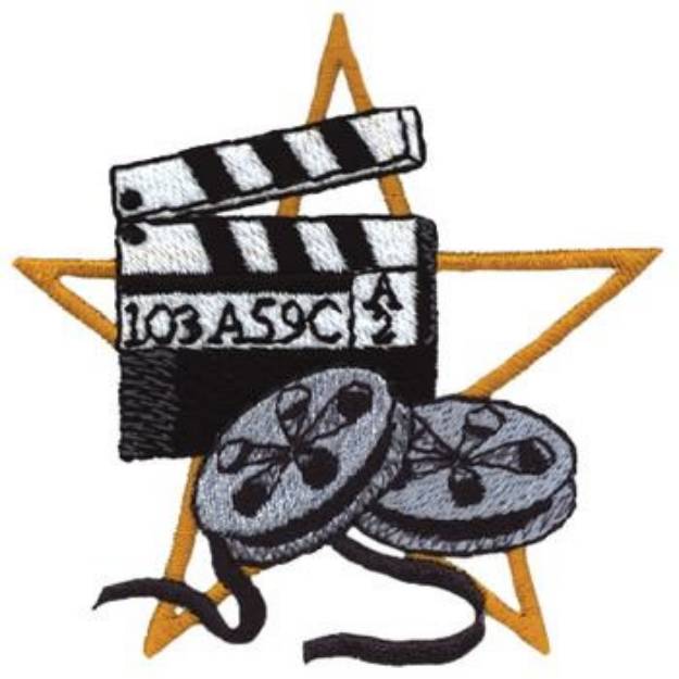 Picture of Films Machine Embroidery Design