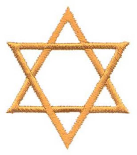 Picture of Star Of David Machine Embroidery Design