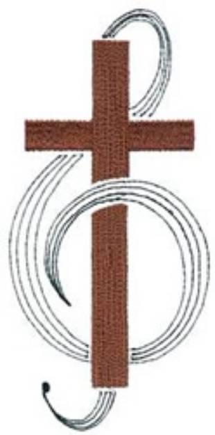 Picture of Choir Cross Machine Embroidery Design