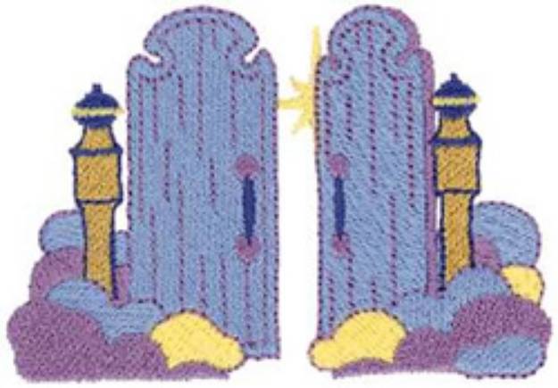 Picture of Gates Of Heaven Machine Embroidery Design