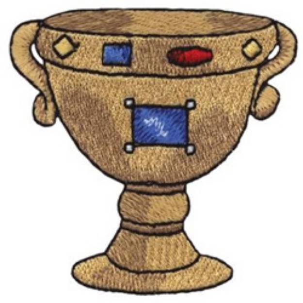 Picture of Communion Chalice Machine Embroidery Design