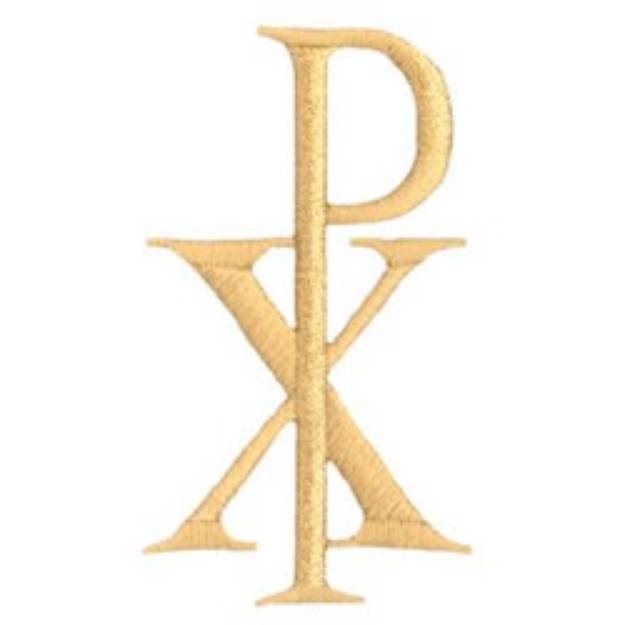 Picture of Chi Rho Machine Embroidery Design