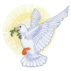 Dove Of Peace Machine Embroidery Design