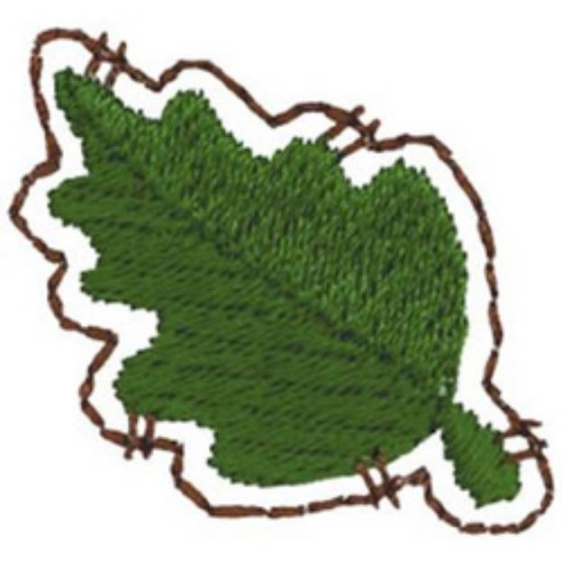 Picture of Leaf Machine Embroidery Design