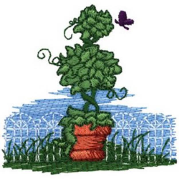 Picture of Topiary Machine Embroidery Design