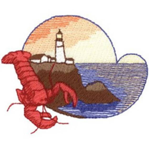 Picture of Maine Logo Machine Embroidery Design