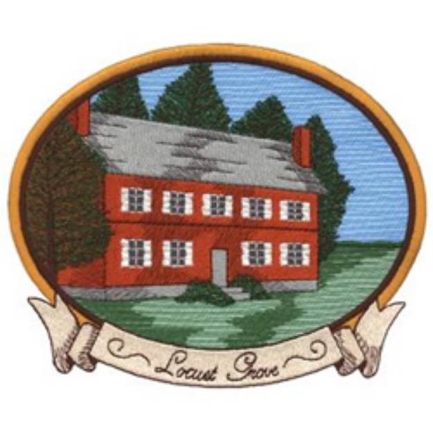 Picture of Locust Grove Machine Embroidery Design